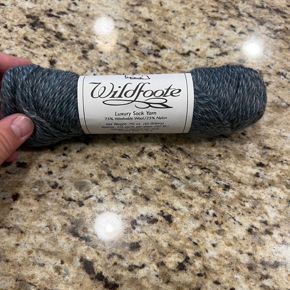 Brown Sheep Wildfoote Luxury Sock Yarn Forest Fog SY-38 Wool Nylon 215yd 50g